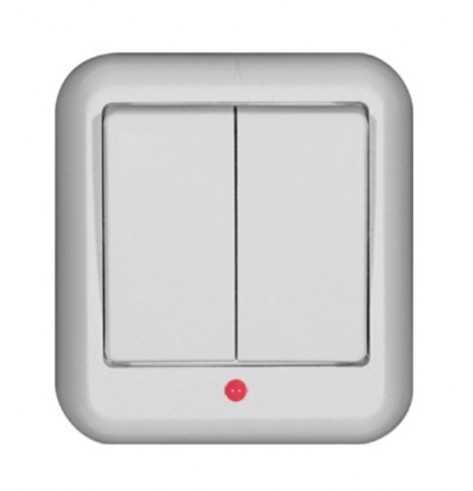 Выключатель 2-ой откр.пр. (индикатор) Прима А56-007