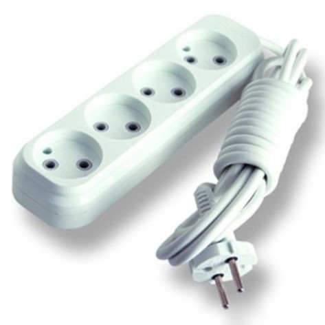 Удлинитель "Makel" 2м+четверник (MGP-142)
