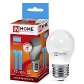 Лампа светодиодная G45 230В  11w(=100w) 4000К Е27 (шарик) inHome