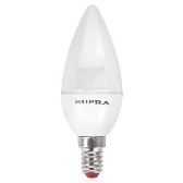 Лампа светодиодная С37 230В 3w(=30w) 4000К Е14 (свеча) SUPRA