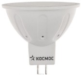 Лампа светодиодная  230В 5,5w(=40w) 3000К GU 5.3 с/защ.ст. Космос