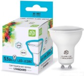 Лампа светодиодная LED-JCDRС 5.5 Вт GU10 4000K ASD