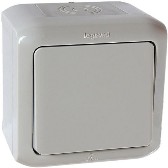 Выключатель 1-ый откр.пр. брызгозащ. IP44 Legrand 782300