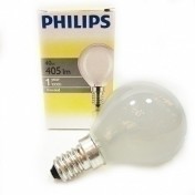 Лампа Philips P-45 E14 40W FR шар матовый