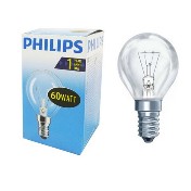 Лампа Philips P-45 E14 60W CL шар прозрачный