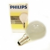 Лампа Philips P-45 E14 60W FR шар матовый